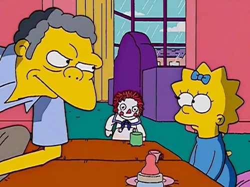 Moe se convierte en niñera