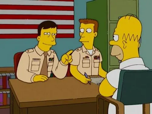Homero en el ejército