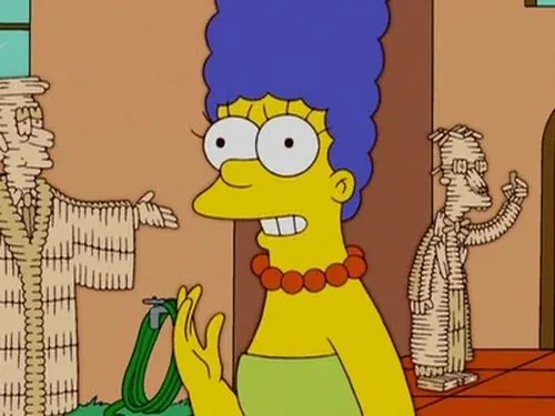 Helados de Marge (la del cabello azul claro)